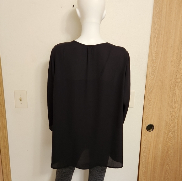 Black and red Cato blouse size 14/16W‎ - Picture 7 of 12